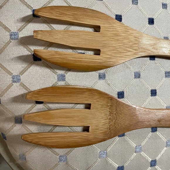 COLLECTIBLE Wooden Cowpea Festival 2015 Cook-off 12-inch forks - Picture 4 of 5